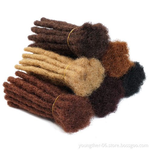 Dreadlocks Men Extensions 100% Natural Handmade Crochet Braid Locs Twist Afro Kinky Human Hair  For Sale  Dreadlocks Braids